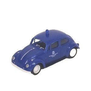 Herpa Volkswagon VW 1200 Beetle Kafer THW Diecast Vintage 1:87 Scale Blue